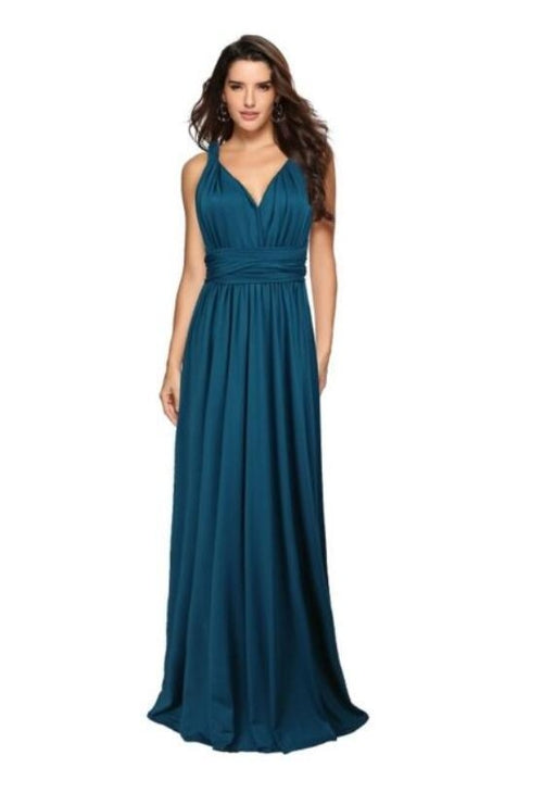 Long Party Dress - Backless