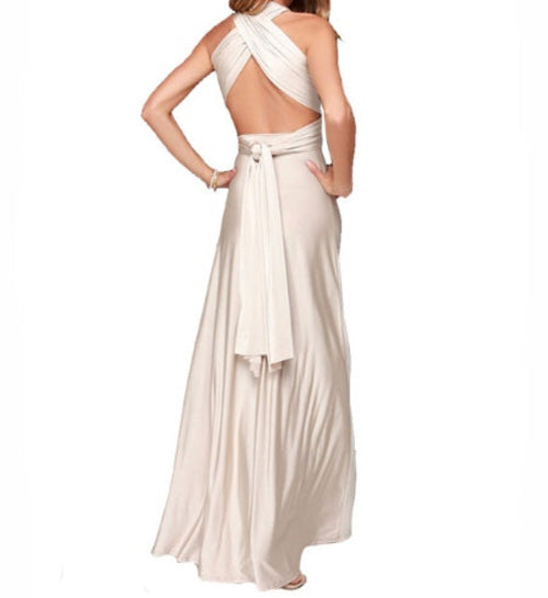 Long Party Dress - Backless