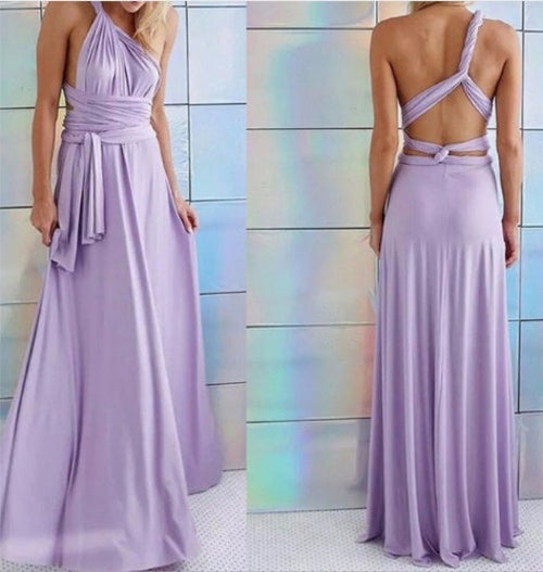 Long Party Dress - Backless