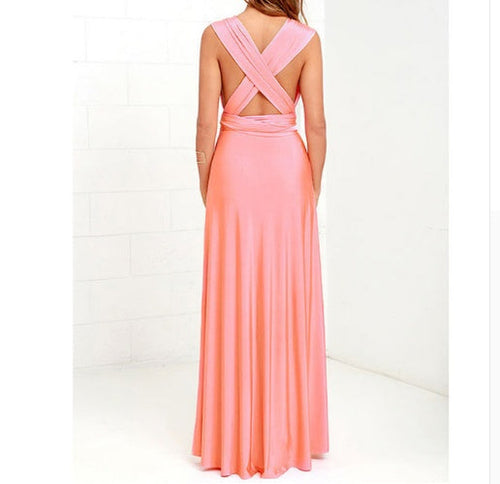 Long Party Dress - Backless