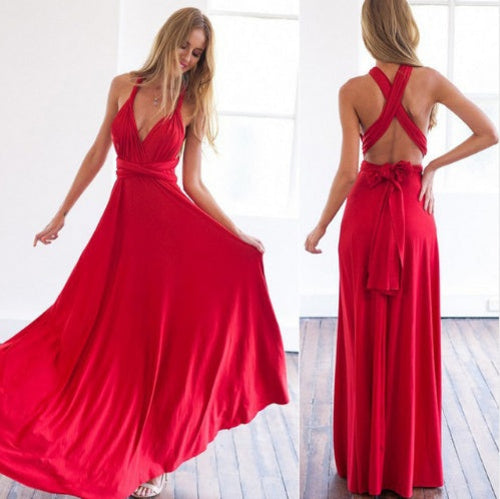 Long Party Dress - Backless