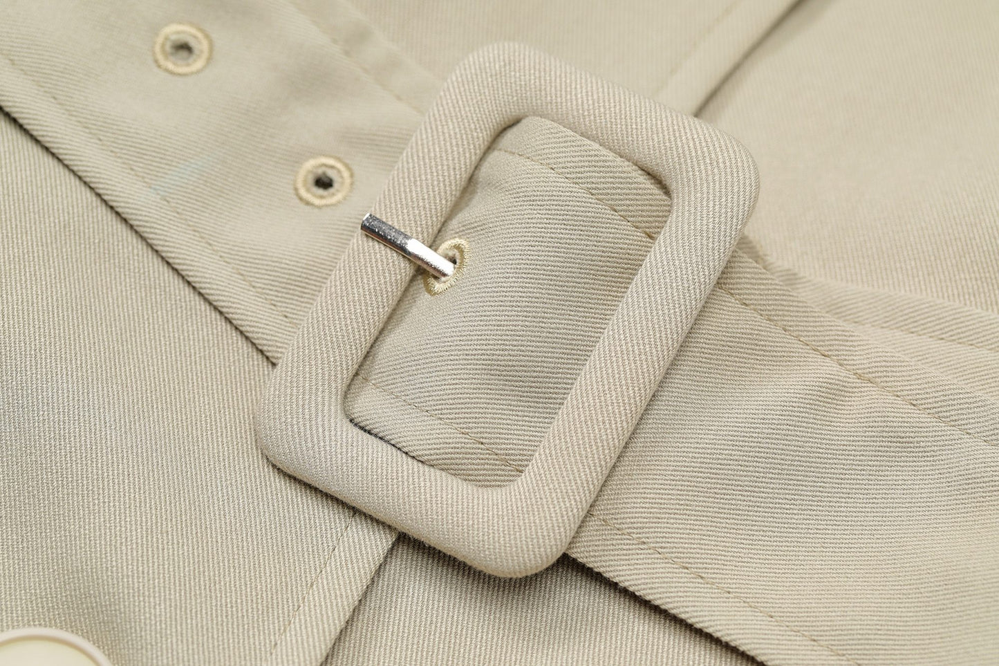 Single Breasted Oversize Casual Women Trench Coat - Spring