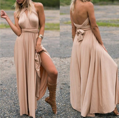 Long Party Dress - Backless