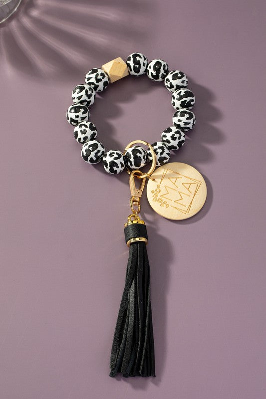 Etched Animal Wood - Key Chain