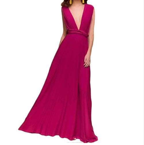 Long Party Dress - Backless