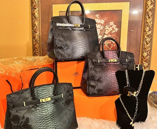 H Lux Crocodile Bags