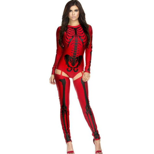 Halloween Skull Zombie Costume