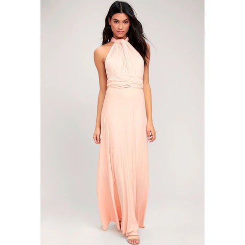 Long Party Dress - Backless