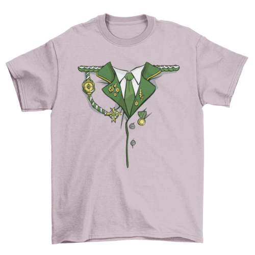 Green Military Costume T-shirt