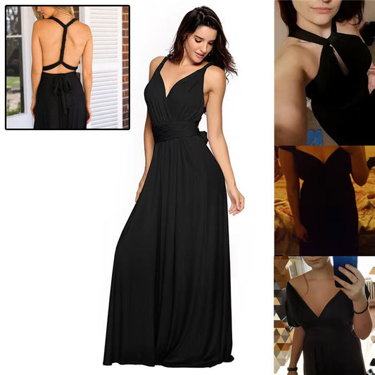 Long Party Dress - Backless