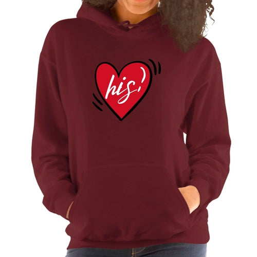Womens Hoodie - Say it Soul His Heart - Couples