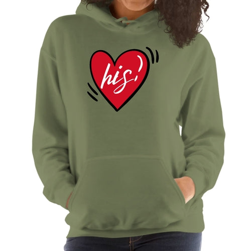 Womens Hoodie - Say it Soul His Heart - Couples