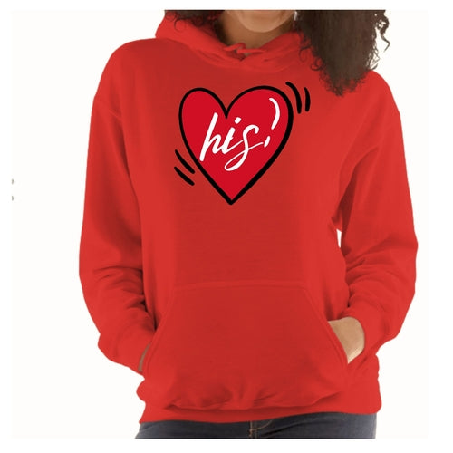 Womens Hoodie - Say it Soul His Heart - Couples